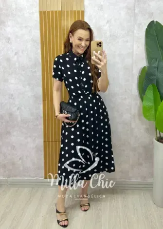 Conjunto Marta em viscolinho póa - Milla Chic