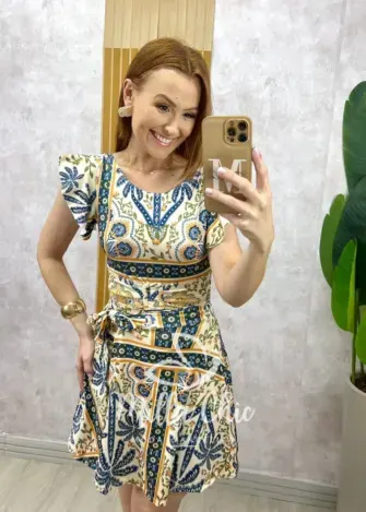 Conjunto Maiô E Short Saia - Branco - Milla Chic