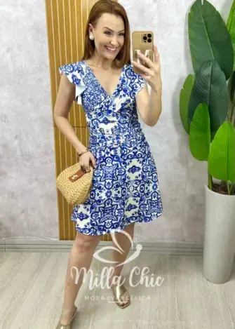 Conjunto Maiô e short saia - modelo Edite - Milla Chic