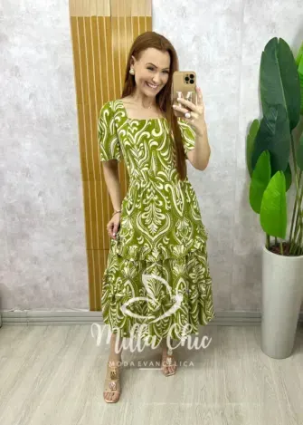 Vestido Fernanda em viscolinho - Milla Chic