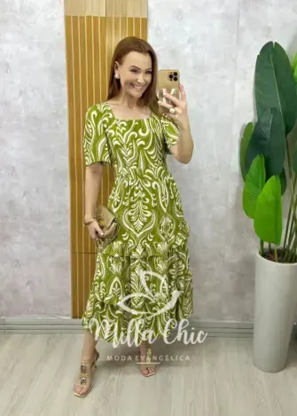 Vestido Fernanda em viscolinho – Milla Chic Vestido Fernanda em viscolinho - Milla Chic
