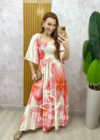 Vestido Mariana longo - Milla Chic