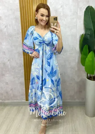 Vestido Catarina em viscosarja - Milla Chic