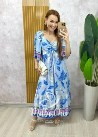 Vestido Catarina em viscosarja - Milla Chic