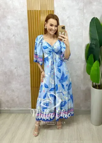 Vestido Catarina em viscosarja - Milla Chic