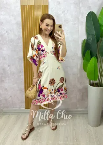 Vestido Hungria em viscose - Milla Chic