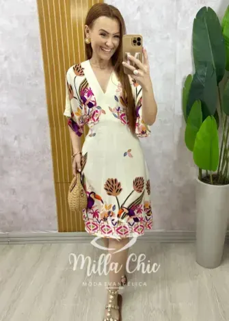 Vestido Hungria em viscose - Milla Chic