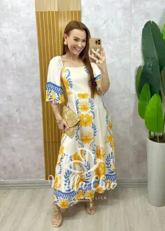 Vestido Agatha em viscosarja - Milla Chic