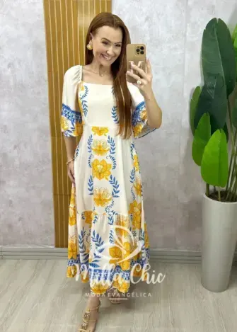 Vestido Agatha em viscosarja - Milla Chic