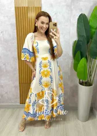 Vestido Agatha em viscosarja - Milla Chic