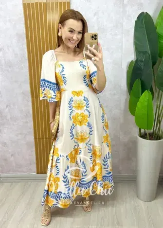 Vestido Agatha em viscosarja - Milla Chic