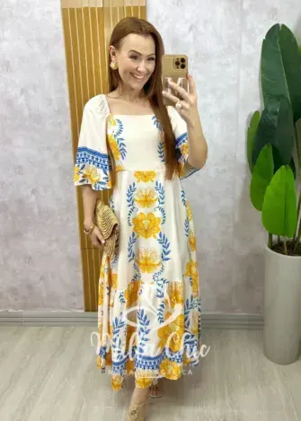 Vestido Agatha em viscosarja - Milla Chic