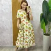 Vestido Esmeralda - Off  floral - Milla Chic