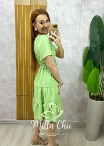 Vestido Daniela - Vermelho Cereja - Milla Chic