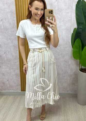 Milla Chic - millachic com br blusa iolanda em malha algodao branca 3 Blusa Iolanda Em Malha Algodão - Branca - Milla Chic