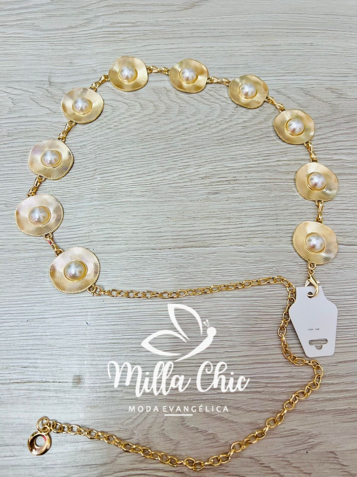 Milla Chic - millachic com br cinto dourado com perola Cinto Dourado Com Pérola - Milla Chic