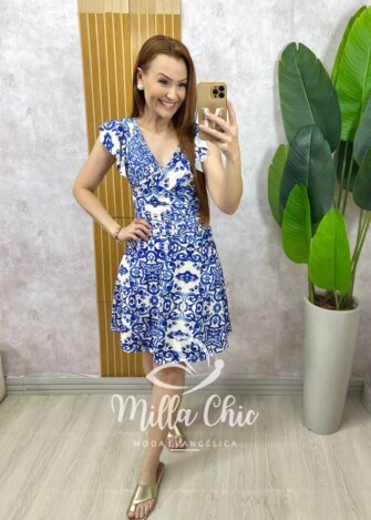 Conjunto Maiô e short saia - modelo Edite - Milla Chic