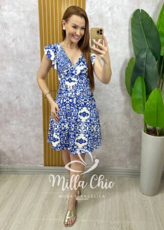 Conjunto Maiô e short saia - modelo Edite - Milla Chic