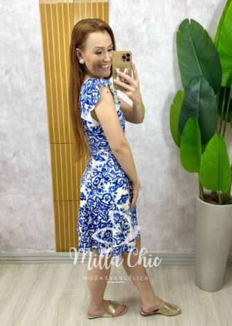 Conjunto Maiô e short saia - modelo Edite - Milla Chic