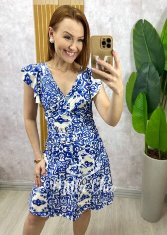 Conjunto Maiô e short saia - modelo Edite - Milla Chic