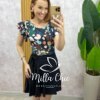 Conjunto Maiô E Short Saia - Preto - Milla Chic