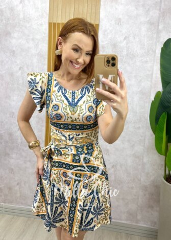 Conjunto Maiô E Short Saia - Branco - Milla Chic