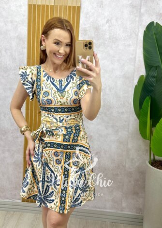 Conjunto Maiô E Short Saia - Branco - Milla Chic