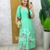 Milla Chic - millachic com br vestido agatha em viscosarja tropical verde Vestido Agatha Em Viscosarja Tropical - Verde - Milla Chic
