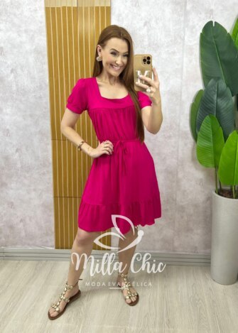 Vestido Comfy Amanda - Pink - Milla Chic