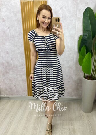 Vestido Comfy Mia listrado - Milla Chic