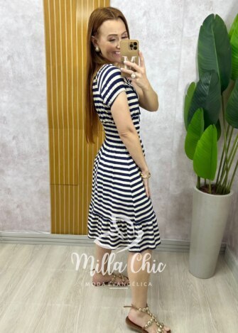 Vestido Comfy Mia listrado - Milla Chic