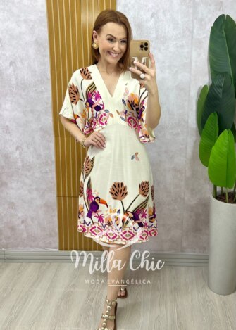 Vestido Hungria em viscose - Milla Chic