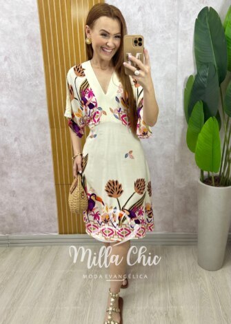 Vestido Hungria em viscose - Milla Chic