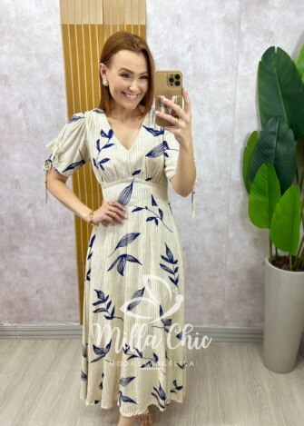Vestido Isadora em viscolinho - Milla Chic