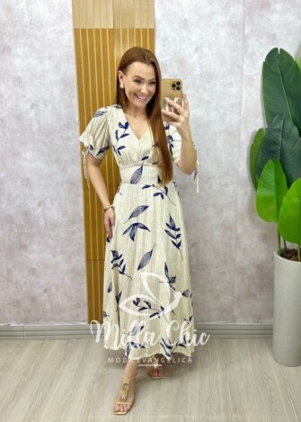 Vestido Isadora em viscolinho - Milla Chic