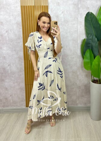 Vestido Isadora em viscolinho - Milla Chic