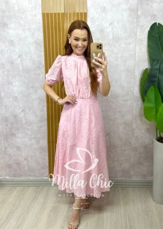 Vestido Joyce  em Lesie algodão - Milla Chic