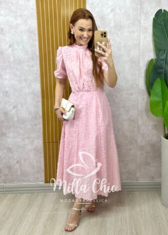 Vestido Joyce  em Lesie algodão - Milla Chic
