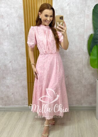 Vestido Joyce  em Lesie algodão - Milla Chic