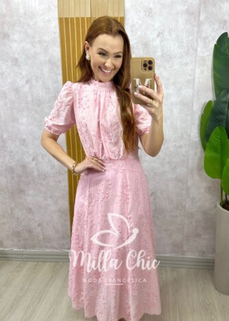 Vestido Joyce  em Lesie algodão - Milla Chic