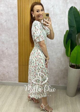 Milla Chic - millachic com br vestido lilian em viscolinho branco Vestido Lilian Em Viscolinho - Branco - Milla Chic