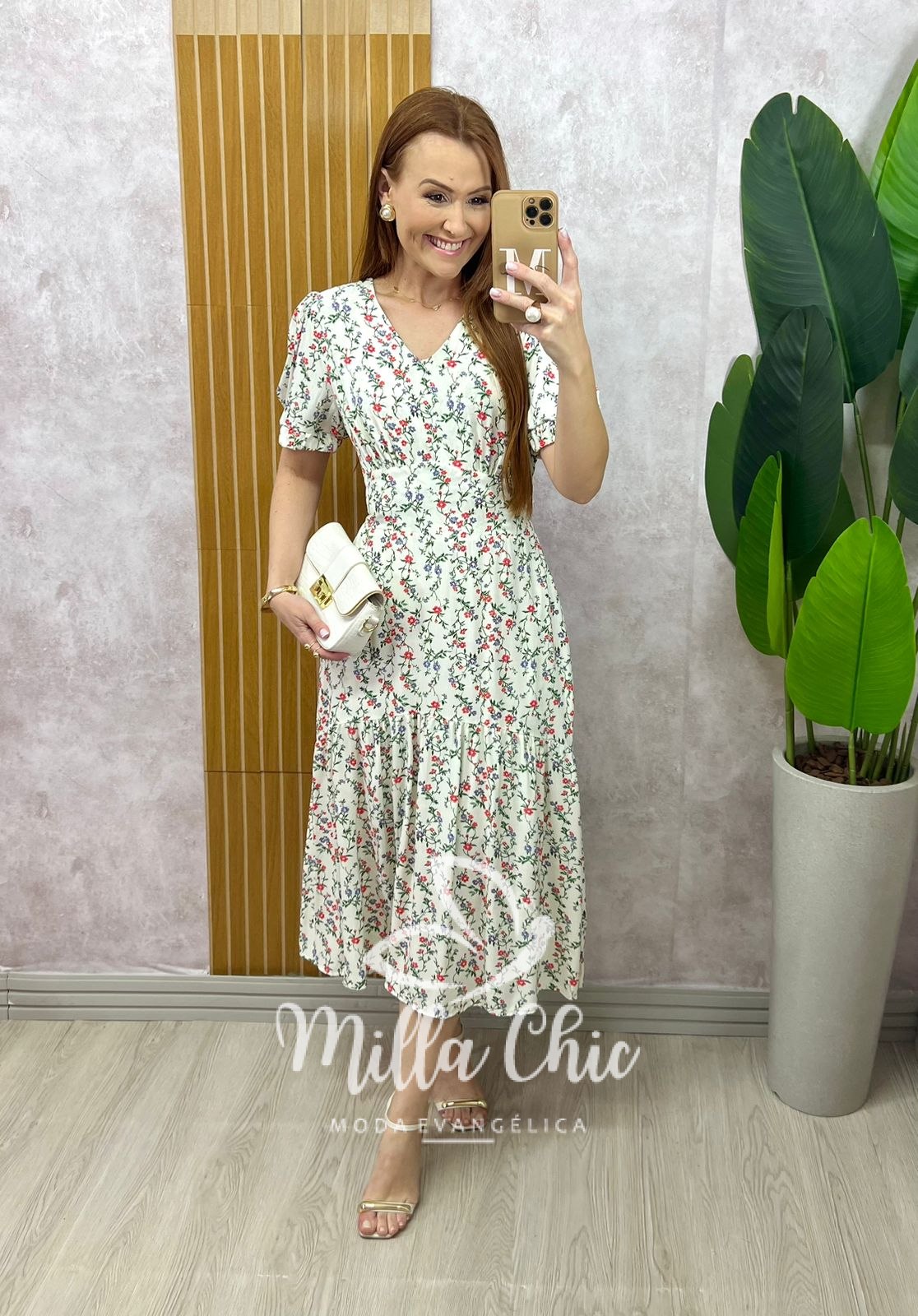 Milla Chic - millachic com br vestido lilian em viscolinho verde copia Vestido Lilian Em Viscolinho - Branco - Milla Chic