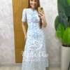 Vestido Brigida  em lesie bordada - Milla Chic