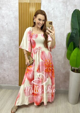 Vestido Mariana longo - Milla Chic