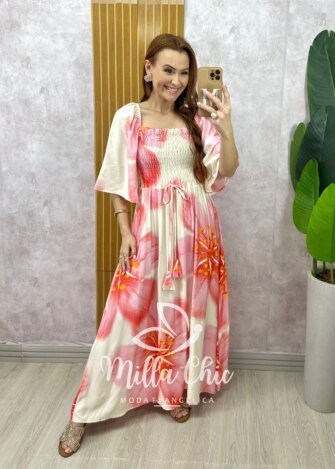 Vestido Mariana longo - Milla Chic