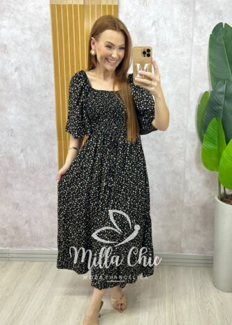 Vestido Melina em viscolinho - Milla Chic