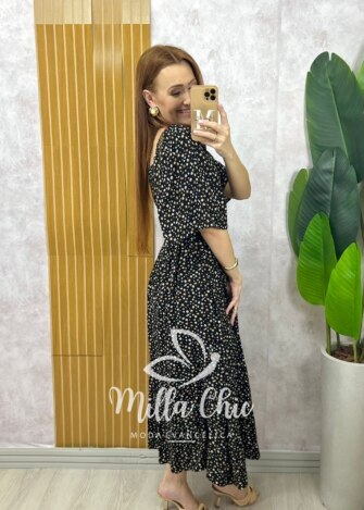Vestido Melina em viscolinho - Milla Chic