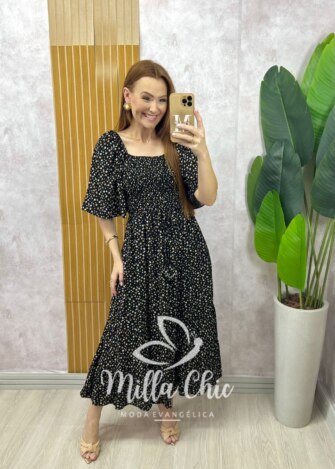 Vestido Melina em viscolinho - Milla Chic