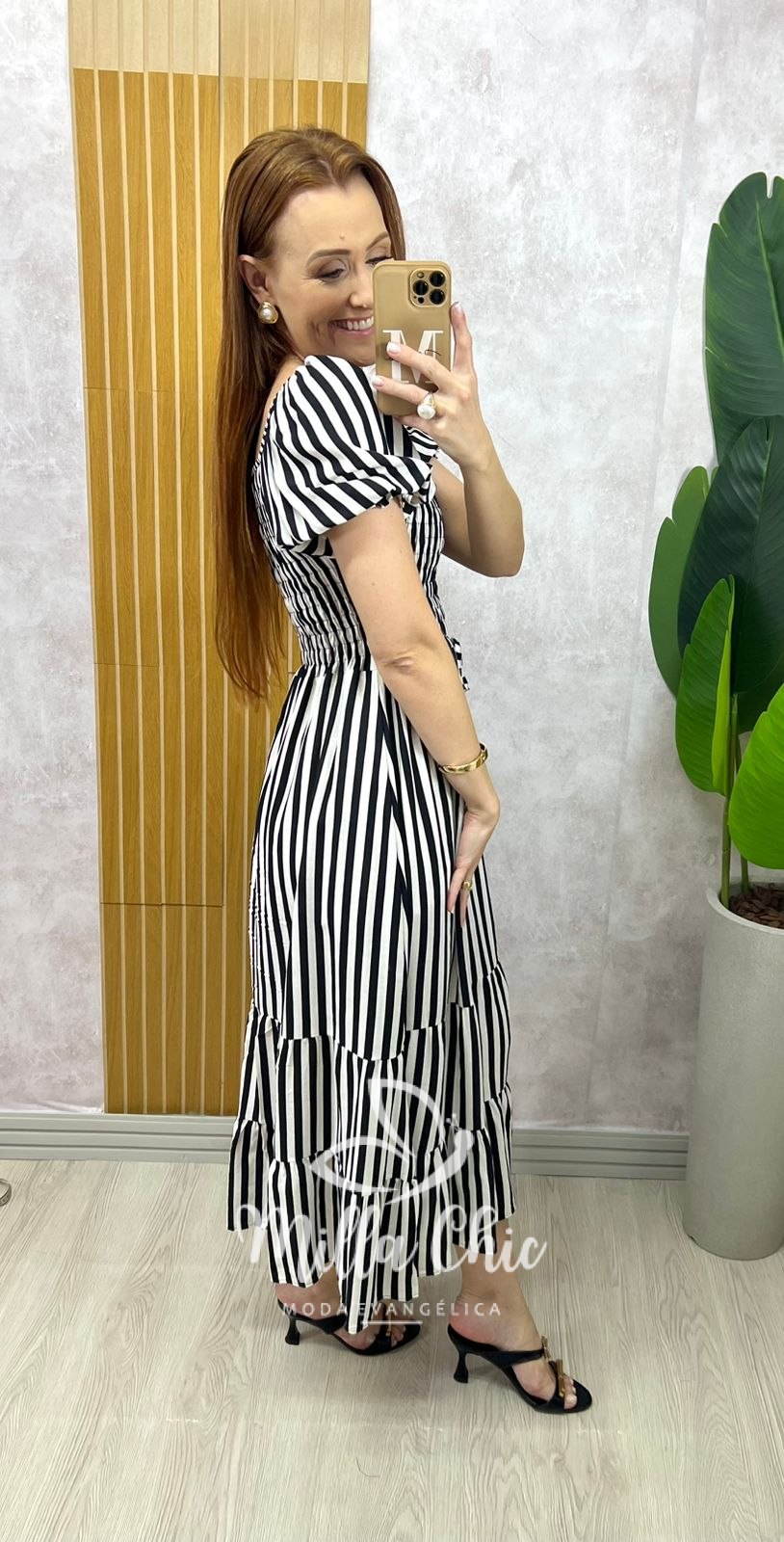 Milla Chic - millachic com br vestido melina manga princesa preto 1 Vestido Melina Manga Princesa - Preto - Milla Chic