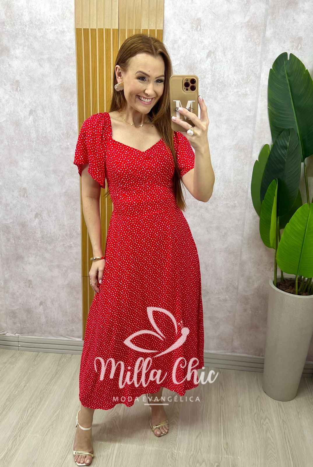 Milla Chic - millachic com br vestido pamela em viscolinho preto copia 1 Vestido Pamela Em Viscolinho - Vermelho - Milla Chic